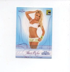 2008 Benchwarmer Signature Series Comic Con Mary Riley Promo Karte - Bild 1 von 2