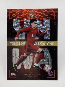 JUEGO DE EQUIPO TOPPS LIVERPOOL 2022/23 LÁMINA DE HIELO YNWA BOBBY CLARK - Imagen 1 de 2