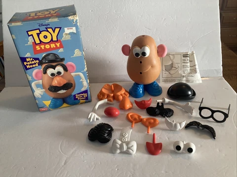 Vintage Toy Story Mr. Potato Head 1995 Missing Thin Eyebrows, Pre-owned Cover