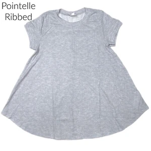 MEDIUM ERIKA LuLaRoe ~ EINFARBIG GRAU ~ Swing-Top; Größen 8-10; neu mit Etikett - Bild 1 von 2