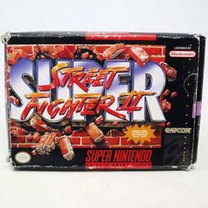 VINTAGE SUPER NINTENDO ENTERTAINMENT SYSTEM SNES STREET FIGHTER II GAME NTSC - Picture 1 of 11