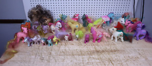 Huge Lot Of 26 Rare HTF My Little Pony RAINBOW PVC VINTAGE Lil Horses MLP Pups U