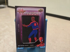 2018 Upper Deck Spider man Spider verse In the vault patch /135 - Picture 1 of 2