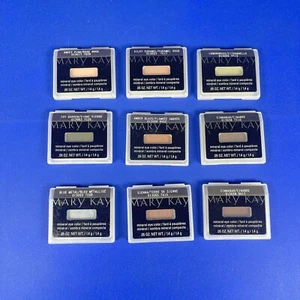 Mary Kay Mineral Eye Powder Lot Of 9 Various Colors Caramel Cinnabar Sienna - Picture 1 of 4