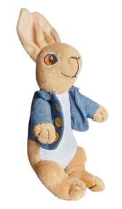 Peter Rabbit Small Plush Soft Toy Blue Denim Jacket Unbranded 22 cm 