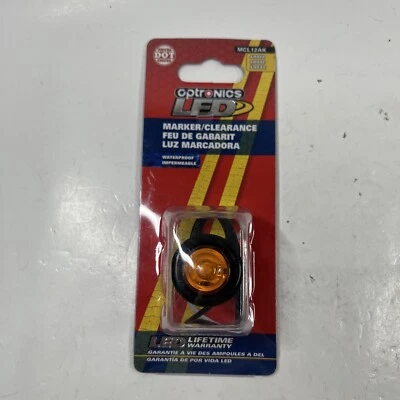 Optronics Trailer Light Clearance LED Light 3/4" Amber MCL12AK New Foto 1 de 3