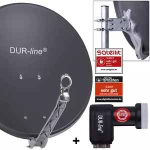 DUR-line 4 Utente Impianto Satellitare Select 60/65 Alu Satantenne Antracite+ - Bild 1 von 1
