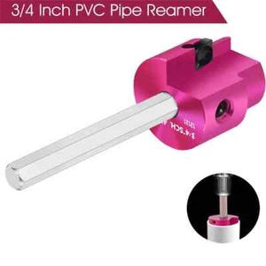 Salvatubi testa 3/4 pollici salva raccordi in PVC Alesatore PPR75 per impianti idraulici Sch.40 PVC ABS - Foto 1 di 11