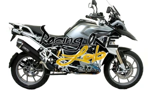 TERMINALE DI SCARICO ARROW ALLUMINI NERO OMOLOGATO PER BMW R 1200 GS / ADV 13-18 - Imagen 1 de 5