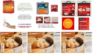 Silentnight / DAEWOO - All Sizes - Electric Blanket - Heated Underblanket - Picture 1 of 46