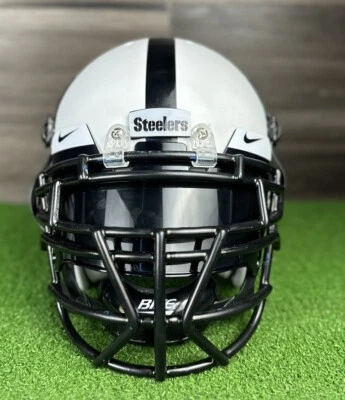 Casco de fútbol americano Pittsburgh Steelers personalizado tamaño completo adulto mediano Foto 1 de 4