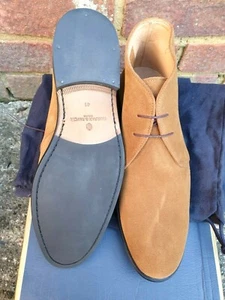 Fairfax & Favor BOTTES CHUKKA HOMME ART DESERT, MARRON, taille 7 (41 EUR), (F 251) - Photo 1/4