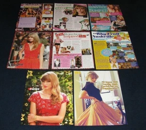Taylor Swift Clippings 24 Full Page Magazine Pinups Articles Lot G569 - Picture 1 of 3