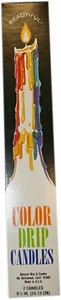 Color Drip Candles, 4-Pack (8 candles total) - Picture 1 of 12
