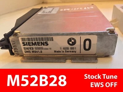 BMW E36 328i Z3 M52 2.8L M52B28 ECU CENTRALINA MOTORE DME MS41 (NON EWS) - Immagine 1 di 2