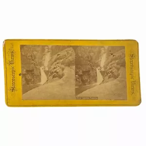 Stereoview Karte Yosemite Silber Kaskaden stereoskopische Ansichten 1800er 19. Jahrhundert - Bild 1 von 2