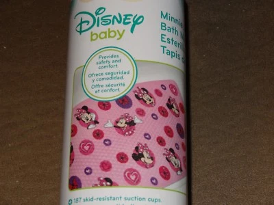 Alfombra de baño Disney Baby Minnie Mouse con 187 ventosas antideslizantes-nueva Foto 1 de 4