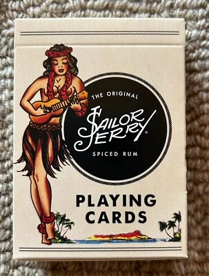 Tarjetas de juego de ron especiado SAILOR JERRY NUEVAS en envoltorio Foto 1 de 2