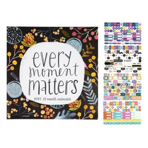 2025 Wall Calendar Farmhouse Style Monthly Calendar with 250+ Organizer Stickers - Picture 1 of 8