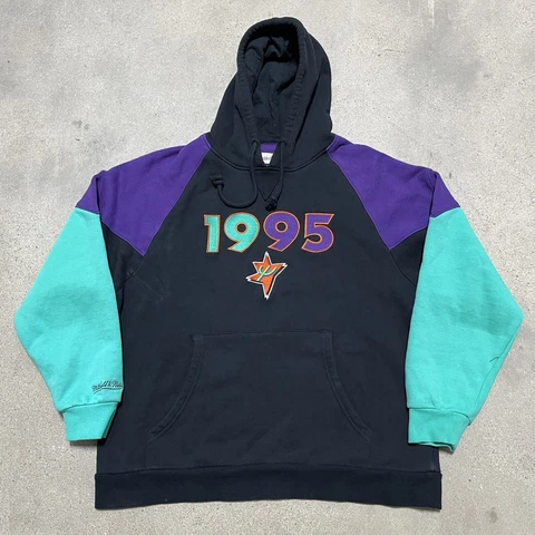 Mitchell & Ness NBA Trading Block 1995 All Star Hoodie Sweatshirt Men's Large Cover