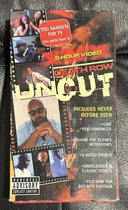 Death Row Uncut VHS Suge Knight Dr. Dre 2er-Pack Snoop Dog zu roh für TV - Bild 1 von 3
