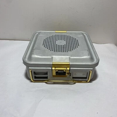 Aesculap Sterilization Case Container JS340 W/ JS389 Lid Surgical Medical - Image 1 of 4