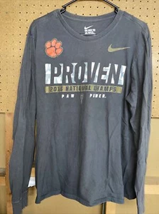 Clemson Tigers Nike 2016 Champs Proven Paw Power T-Shirt Adult Size Large - Picture 1 of 4