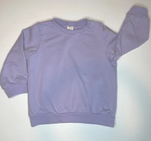 H&M Toddler Girl 18M Lavender Sweater W/Snaps - Picture 1 of 3