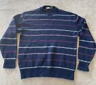 Mirell 100% Shetland Wool Striped Sweater Sz XL Vintage
