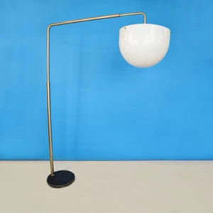VERSTELLBARE BOGEN STEHLAMPE 70er Jahre - Bild 1 von 5