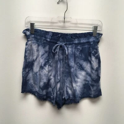 Bella Dahl Womens Blue Tie Dye Drawstring Elastic Waist Pull On Chino Shorts S - Image 1 of 4