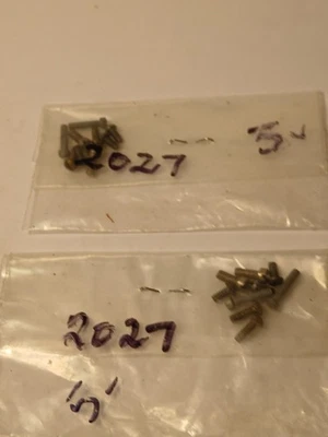 Vintage Bantam .19 Spark Ignition Airplane Engine Crankcase Screw Lot - Image 1 of 3