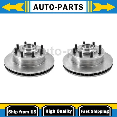 Conjunto de rotor y buje de freno de disco delantero para GMC G3500 1993 2x Foto 1 de 4