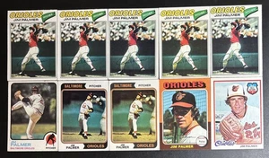 (10) CARD LOT JIM PALMER TOPPS 1973-1978 VINTAGE HOF!! - Picture 1 of 2