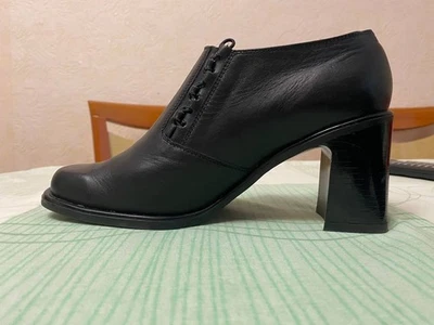 Botines de cuero italianos "Scarpa" vintage años 90 - negros, EU-39 US-7 Foto 1 de 4