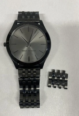 Michael Kors MK8507 Slim Runway Black Stainless Watch 44mm - Image 1 of 4