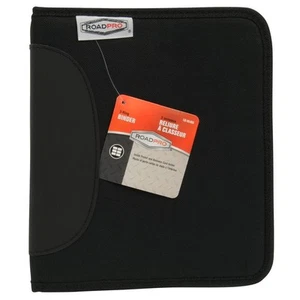 RoadPro LB-004BK Black 3-Ring Binder for Loose-Leaf Log Sheet - Picture 1 of 4