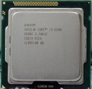 Intel Core i5-2500 3.30 GHz LGA 1155 Desktop CPU Processor SR00T - Afbeelding 1 van 2