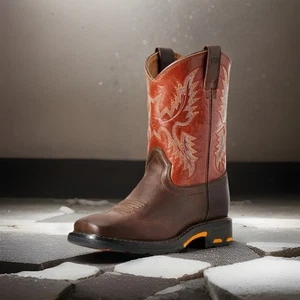 ARIAT WorkHog Stahlkappe eckige Zehenpartie Herren Arbeitsstiefel Dark Earth Brick 10,5 D NEU - Bild 1 von 10