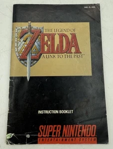 Legend of Zelda A Link to the Past SNES Super Nintendo Instruction Manual Only - Picture 1 of 3