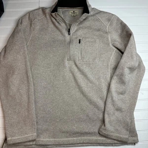 Woolrich XL Quarter Zip Pullover Tan Beige - Picture 1 of 12