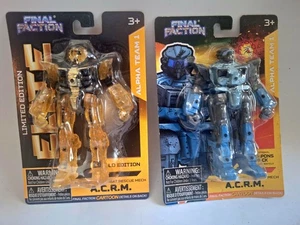 (2) Final Faction Alpha Team 1 Edición Limitada A.C.R.M Augmented Combat Rescue - Imagen 1 de 4