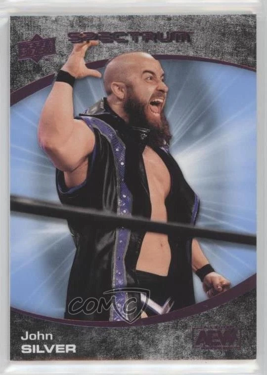 2021 Upper Deck AEW Spectrum Beach /10 John Silver #47 Rookie RC - Image 1 of 2