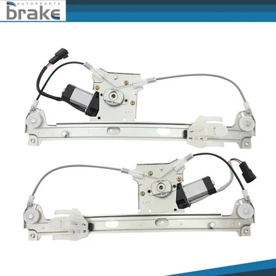 2Pcs Rear Left Right Window Regulator W/ Motor For 2005-2009 Buick LaCrosse - Изображение 1 из 4