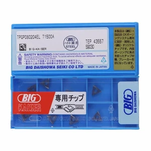 BIG TPGP080204EL T1500A hoja de torneado insertos de carburo 10 piezas - Imagen 1 de 1