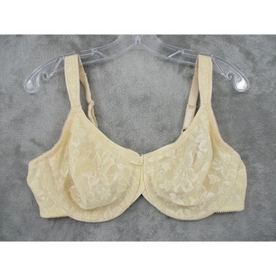 Sutiã Breezies 40C Renda Floral Flores Cobertura Total Underwire Forrado Creme Novo - Imagem 1 de 4