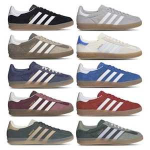 adidas Originals Gazelle Indoor Off White/Grey/Blue/Black/Green Men Size 8-13 - Picture 1 of 36