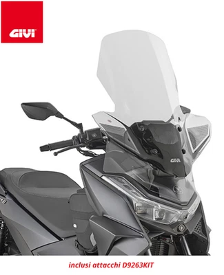 GIVI Parabrezza / Lastra con Attacchi 84 x 65cm per VOGE SR3 250 2024-2025 - Immagine 1 di 4
