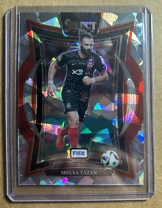 2024-25 Panini Select FIFA Mousa Yazan Cracked Ice Prizm #54 - Bild 1 von 2