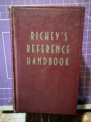 Vtg 1951 Richey's Reference Handbook for Builders, Architects, Engineers - Image 1 of 3